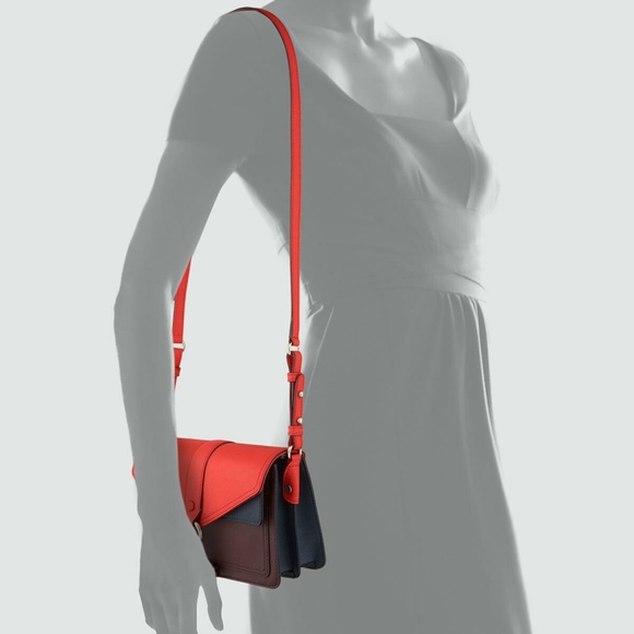 Rebecca Minkoff Hudson Colorblock Moto Mini - Picture 3 of 3